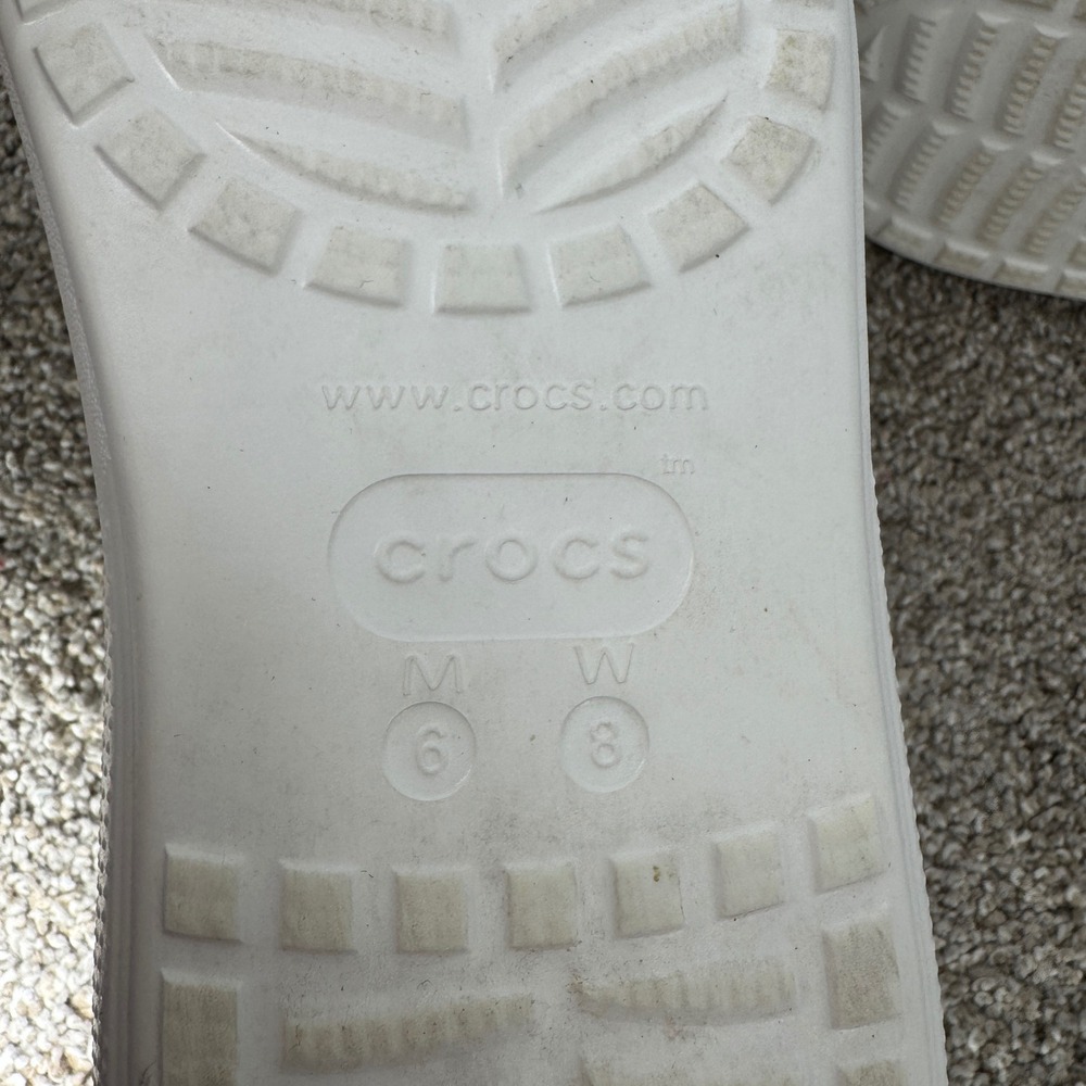 Crocs Classic Crush Sandal Butterfly Platform Slide Women 8 Fairy Chunky Comfort - Picture 7 of 8